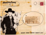 "HOPALONG CASSIDY SAVINGS CLUB" KIT.