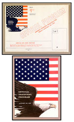 KENNEDY JOHNSON INAUGURATION OFFICIAL PROGRAM IN ENVELOPE.