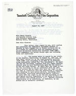 NANCY SINATRA SIGNED "TONY ROME" CONTRACT.