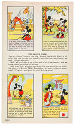 "THE MICKEY MOUSE GLOBE TROTTER WEEKLY" COMPLETE SET.