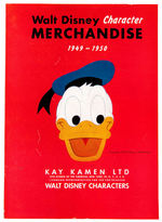 "WALT DISNEY CHARACTER MERCHANDISE 1949-1950" EXCEPTIONAL RETAILER'S CATALOG.