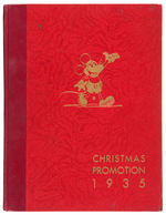 DISNEY "CHRISTMAS PROMOTION 1935" EXTRAORDINARY BOOK.