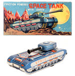 "FRICTION POWERED SPACE TANK WITH SIREN."