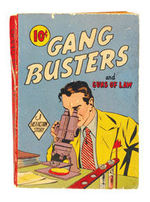 "GANG BUSTERS" FAST ACTION BOOK.