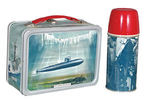 "SUBMARINE" METAL LUNCHBOX WITH THERMOS.