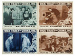 "DICK TRACY VS. CRIME, INC." REPUBLIC SERIAL LOBBY CARDS.