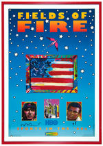 PETER MAX SIGNED “FIELDS OF FIRE – SPORTS IN THE ‘60s” POSTER.
