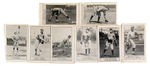 "BASEBALL STARS/AMERICAN AND NATIONAL LEAGUES/NATIONAL CARAMEL COMPANY" EARLY 1920s CARDS.