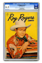 ROY ROGERS COMICS #1  JANUARY 1948  CGC 6.5  CREAM TO OFF-WHITE PAGES.