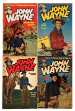 "JOHN WAYNE ADVENTURE COMICS" COMIC BOOK LOT.