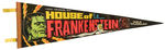 “HOUSE OF FRANKENSTEIN WAX MUSEUM” PENNANT.