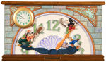 WALT DISNEY “CLOCK CLEANERS” LIMITED EDITION JAPANESE CLOCK.