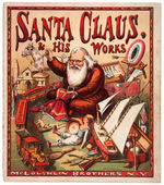 "ST. NICHOLAS/SANTA CLAUS" VINTAGE McLOUGHLIN BROS. ILLUSTRATED CHILDREN'S BOOKS TRIO.