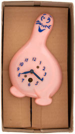 "SHMOO" BOXED CLOCK.