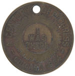 BUCK ROGERS RARE MEDALLION FROM 1934 CHICAGO WORLD'S FAIR.