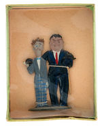 LAUREL & HARDY 1930s METAL FIGURE BY MIGNOT.