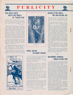 “TARZAN OF THE APES FIVE PART VERSION” EARLY MOVIE PROMO PUBLICATION W/RARE POSTER DESIGNS.