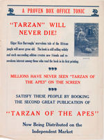 “TARZAN OF THE APES FIVE PART VERSION” EARLY MOVIE PROMO PUBLICATION W/RARE POSTER DESIGNS.