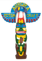 “AURORA TOTEM CRAFT” STORE DISPLAY.