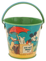 MICKEY MOUSE SMALL SAND PAIL.