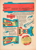 “CROSLEY TELEVISION COMICS” PROMO PAIR W/TV SPORTS GUIDE.