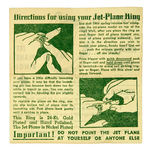 KELLOGG'S PEP JET PLANE RING/MAILER/AD.