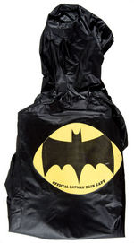 "OFFICIAL BATMAN RAIN CAPE."