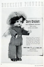“PLAYTHINGS” TRADE PUBLICATION WITH DISNEY COVER AND EMPHASIS ON DAVY CROCKETT MERCHANDISE.