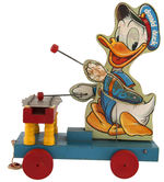 "DONALD DUCK" XYLOPHONE LARGE FISHER-PRICE PULL TOY.