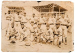 WINTER LEAGUE BASEBALL TEAM PHOTO WITH SATCHEL PAIGE AND LAZARO SALAZAR.