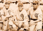 WINTER LEAGUE BASEBALL TEAM PHOTO WITH SATCHEL PAIGE AND LAZARO SALAZAR.