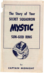 CAPTAIN MIDNIGHT'S MYSTIC SUN GOD CLASSIC PREMIUM RING.