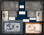 "HOPALONG CASSIDY ARVIN RADIO" DESIGN DIES & LABEL ARCHIVE DISPLAY.