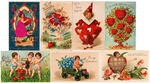 ST. VALENTINE'S DAY POSTCARD LOT.