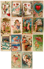 ST. VALENTINE'S DAY POSTCARD LOT.