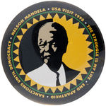 EIGHT BLACK CIVIL RIGHTS BUTTONS INCLUDING KING, PANTHERS, MANDELA.