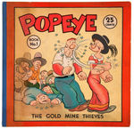 "POPEYE THE GOLD MINE THIEVES" PLATINUM AGE BOOK #1.