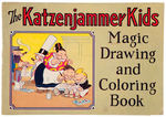 "THE KATZENJAMMER KIDS MAGIC DRAWING AND COLORING" PLATINUM AGE BOOK.