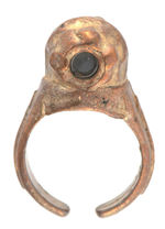 "STRAIGHT ARROW" CAVE RING SCARCE VERSION SHOWING HIM, HORSE FURY AND SIDE-KICK PACKY.