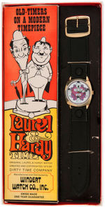 "LAUREL & HARDY TIME" BOXED WATCH.