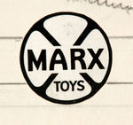 "THE OFFICIAL FLINTSTONES" PROPOSED MARX TOY BOX ORIGINAL ART.