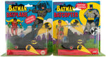 BATMAN BATCOPTER/BATPLANE CARDED TOY TRIO.