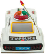 BATMAN "T.V. TOYOTA POLICE CAR" BOXED BATTERY-OPERATED CAR.