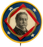 TAFT SCARCE GEOMETRIC DESIGN PORTRAIT BUTTON.