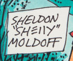 SHELDON MOLDOFF LARGE & IMPRESSIVE "BATMAN" FRAMED ORIGINAL MONTAGE ART.