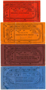 INDIANAPOLIS 500 RACE TICKET STUB LOT.