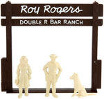 "ROY ROGERS RANCH SET" BOXED MARX PLAYSET.