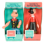 "POPEYE/OLIVE OYL/DAKIN'S TV CARTOON THEATER" BOXED FIGURES.