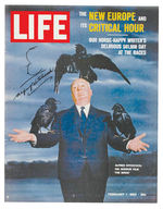 ALFRED HITCHCOCK “THE BIRDS” AUTOGRAPHED LOT.