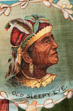 “CHIEF OLD SLEEPY EYE” FLOUR COMPANY PREMIUM PILLOW COVER.